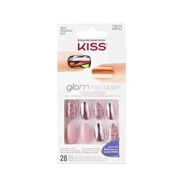 Kiss False Nails Glam Fantasy 01 28 pcs