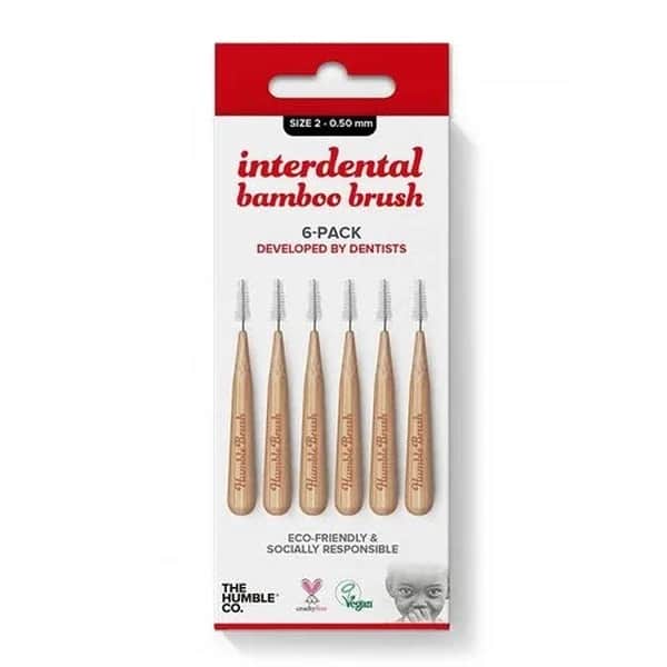 The Humble Co Interdental Bamboo Brush Size 2 - 0.50mm
