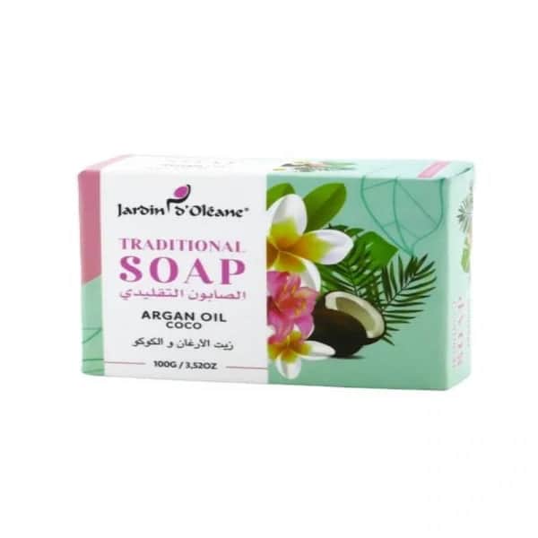 Traditional Soap with Argan and Coconut Oil from Garden Olian - 100 grams