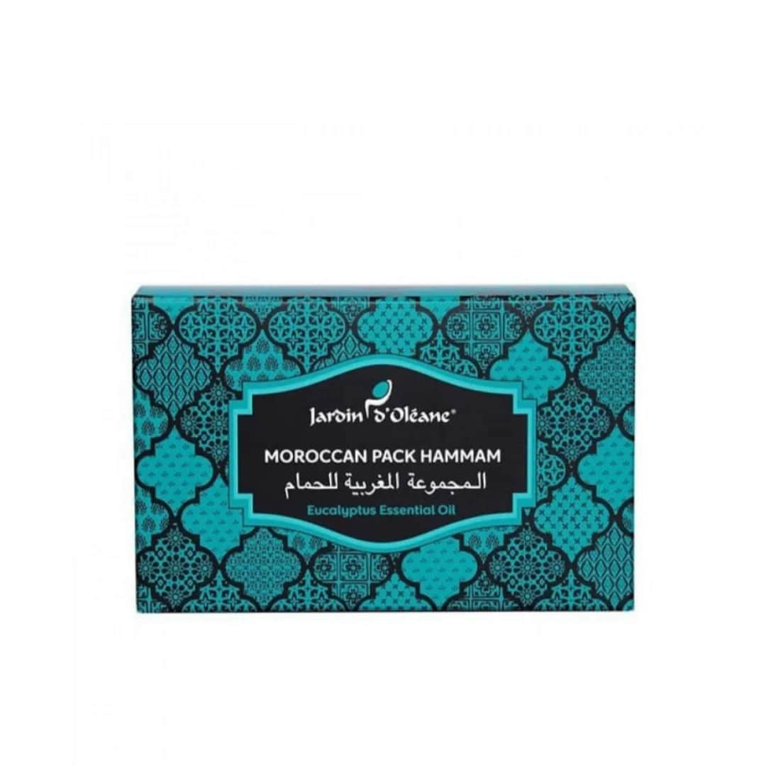 Olyan Garden Moroccan Bath Set with Eucalyptus Essential Oil