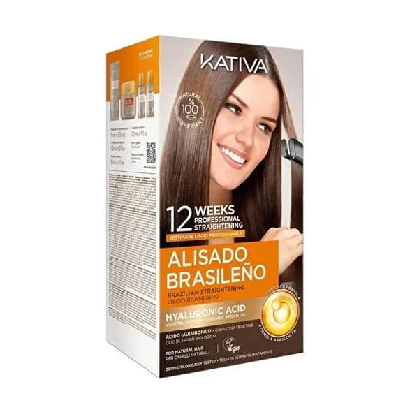 Kativa Brazilian Hair Straightening Set 225 ml