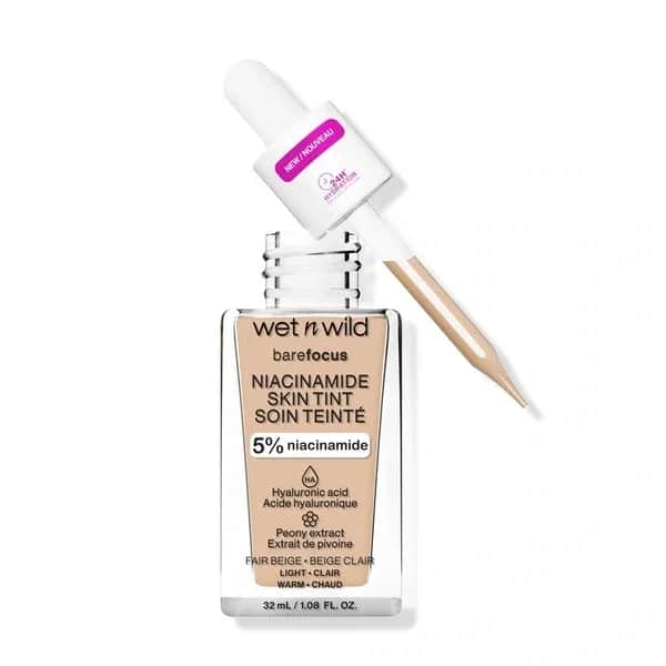 wet n wild Niacinamide Skin Tint Foundation - Fair Beige Glow