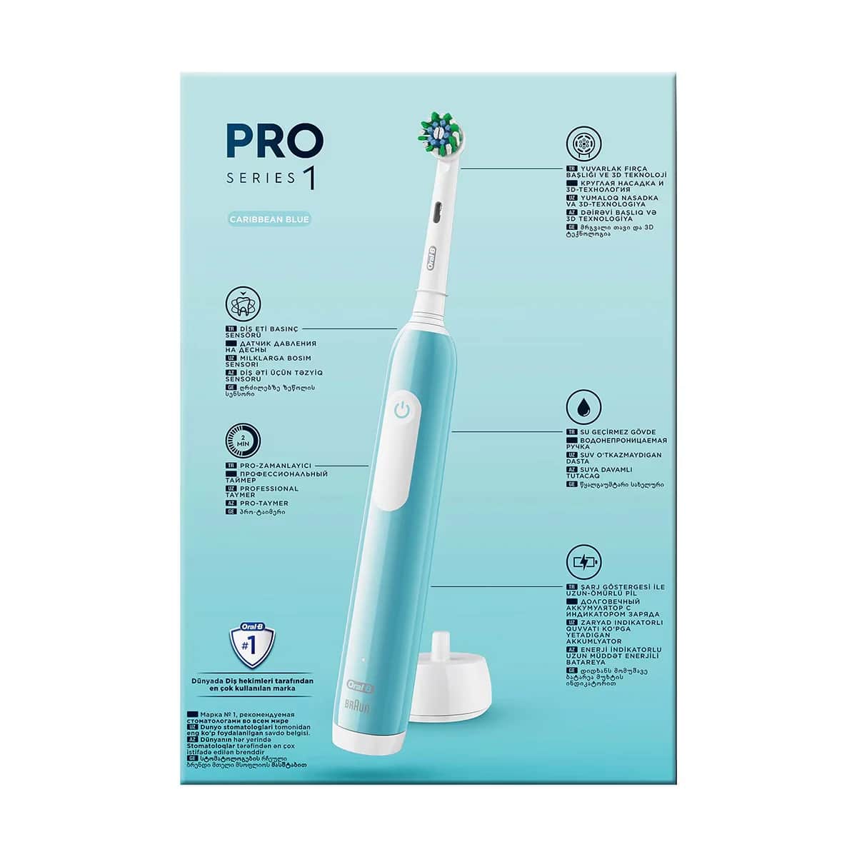 Oral-b Pro Electric Toothbrush Blue + Bag