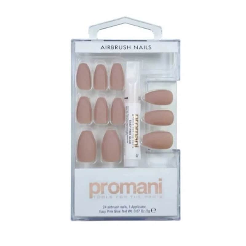 Promani False Nail Kit Beige