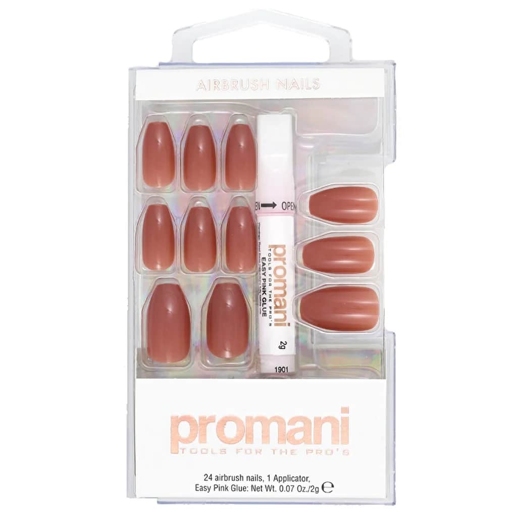 Promani Dusty Rose False Nail Kit
