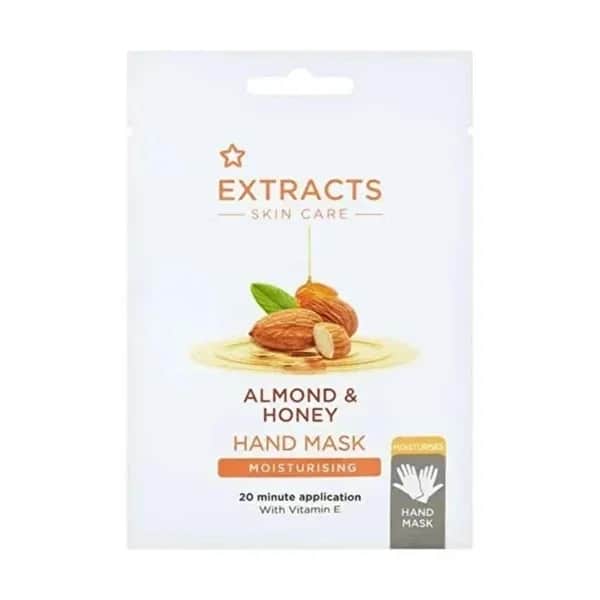 Superdrug Extracts Honey &amp; Almond Hand Mask 1 pcs