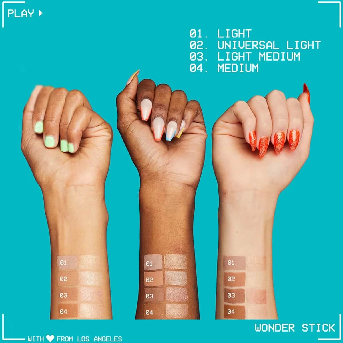 Nyx Professional Makeup Wonder Stick Double-ended Cream Contour &amp; Highlighter Stick Light Medium