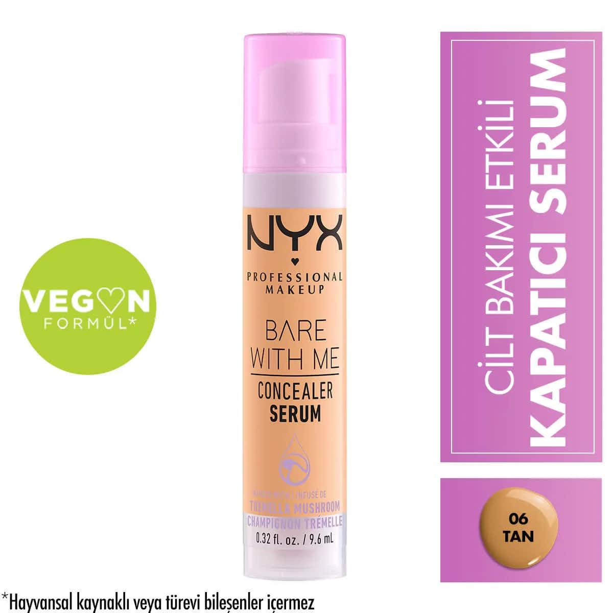 Nyx Professional Makeup Bare With Me Concealer Serum 06 tan