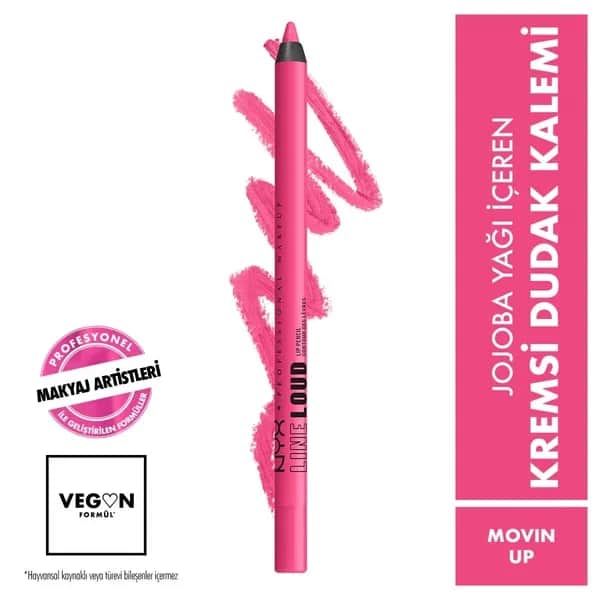 Nyx Professional Makeup Line Loud Lip Pencil 08 movin Up