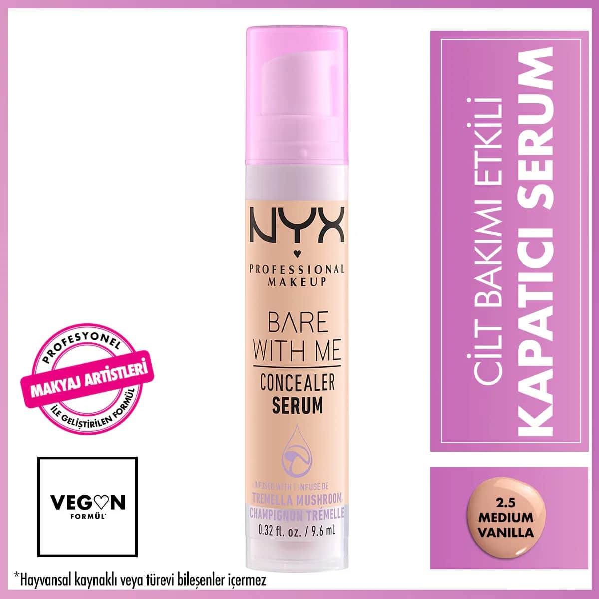 Nyx Professional Makeup Bare With Me Conceal And Calm Serum