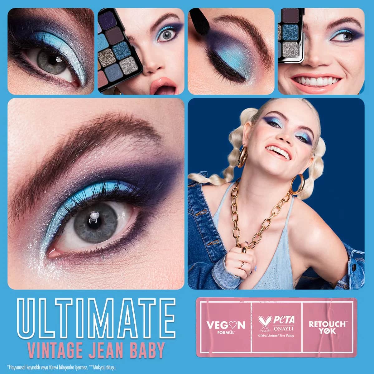 Nyx Professional Makeup Ultimate Shadow Palette Vintage Jean Baby Eyeshadow Palette