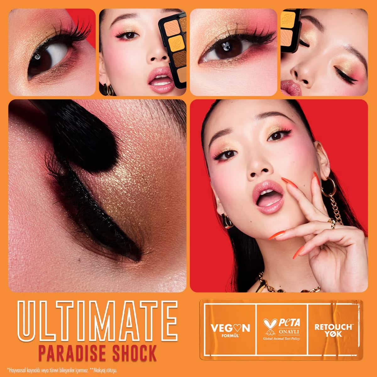 Nyx Professional Makeup Ultimate Shadow Palette Paradise Shock Eyeshadow Palette
