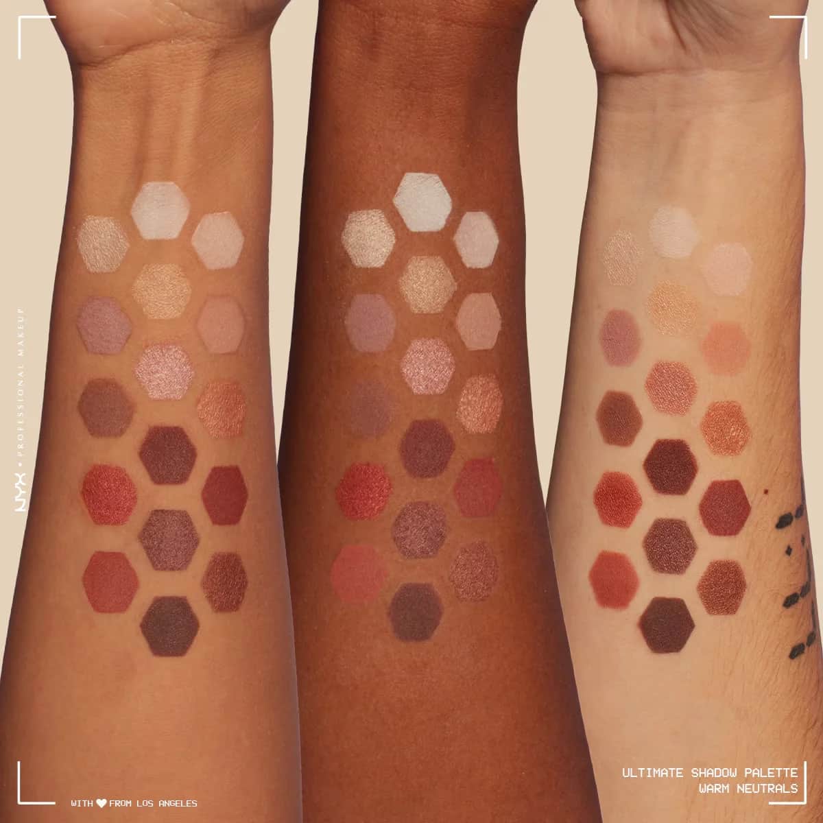 Nyx Professional Makeup Ultimate Shadow Palette Warm Neutrals Eyeshadow Palette