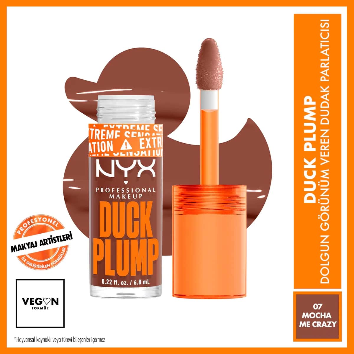 Nyx Professional Makeup Duck Plump Lip Gloss 07 mocha Me Crazy
