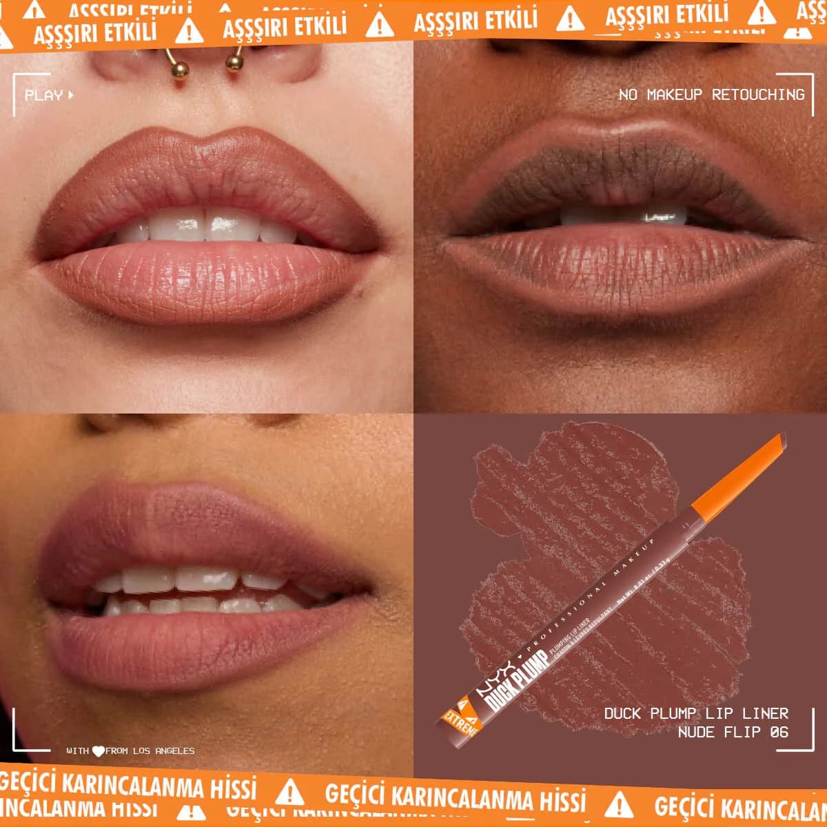 Nyx Professional Makeup Duck Plump Lip Pencil Nude Flip