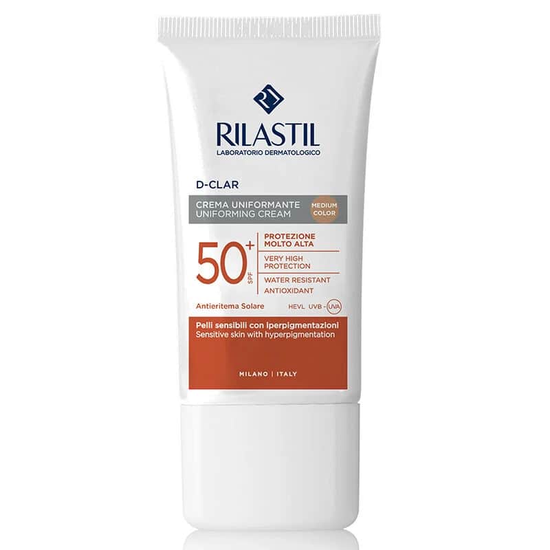 Rilastil D-clar Anti-spot Face Sunscreen Cream Spf50+ 40 ml - Medium
