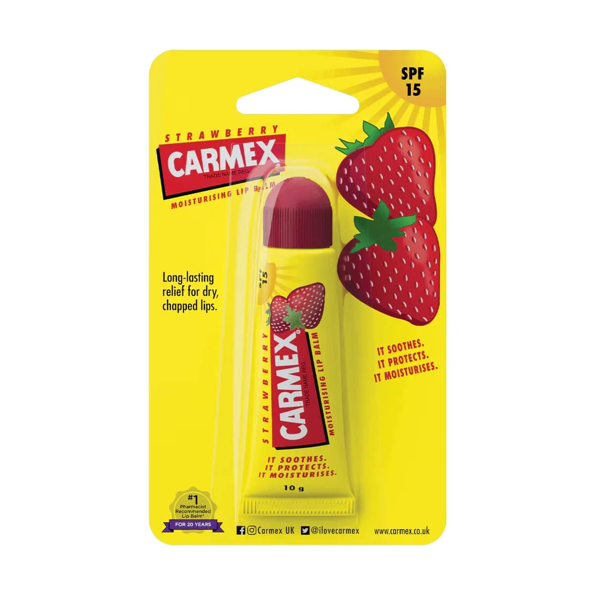Carmex Strawberry Lip Balm 10 gr