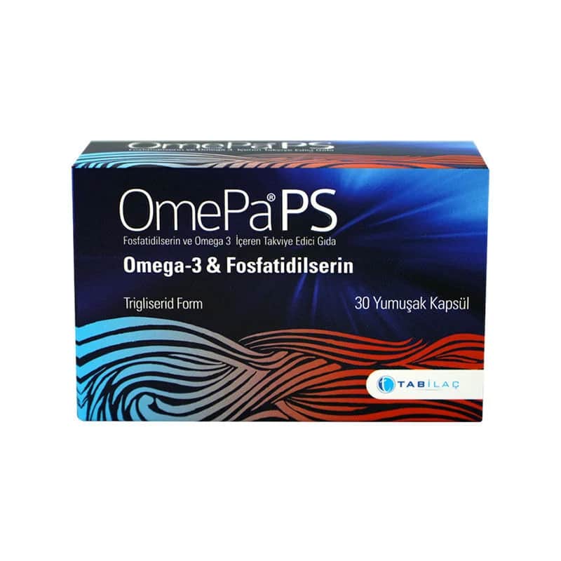 TAB Omepa Ps Phosphatidylserine And Omega 3 containing Supplementary Food 30 softgels
