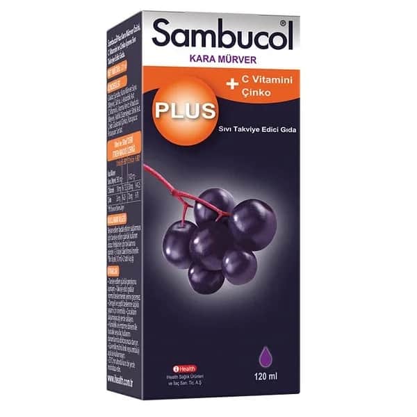 Sambucol Plus Black Elderberry Vitamin C And Zinc 120 ml