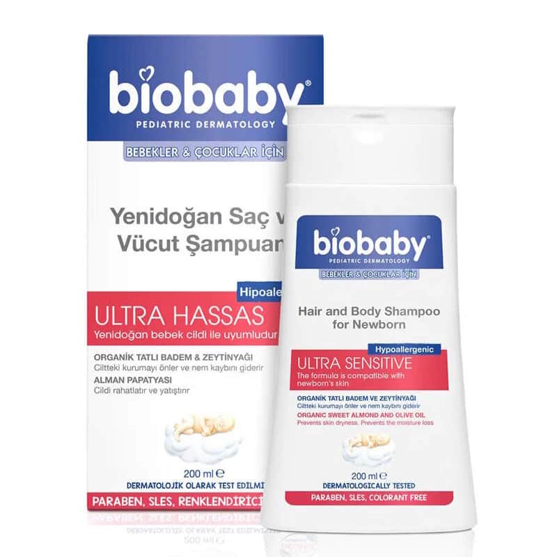 Biobaby Newborn Hair And Body Shampoo 200 ml