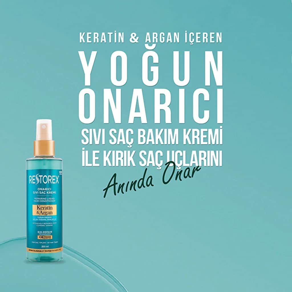 Restorex Keratin And Argan Liquid Conditioner 200 ml