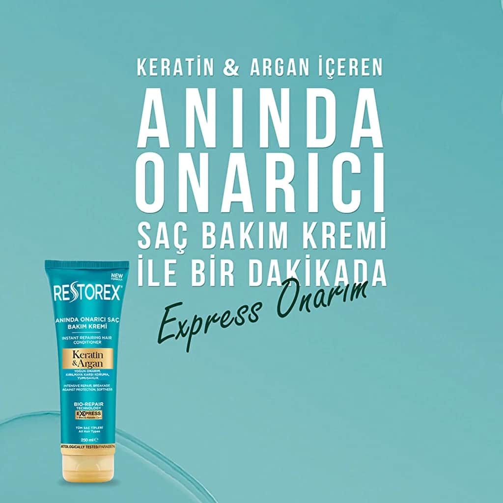 Restorex Keratin And Argan Hair Care Cream 250 ml