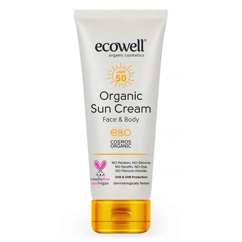 Ecowell Organic Sun Cream Spf 50 110 gr