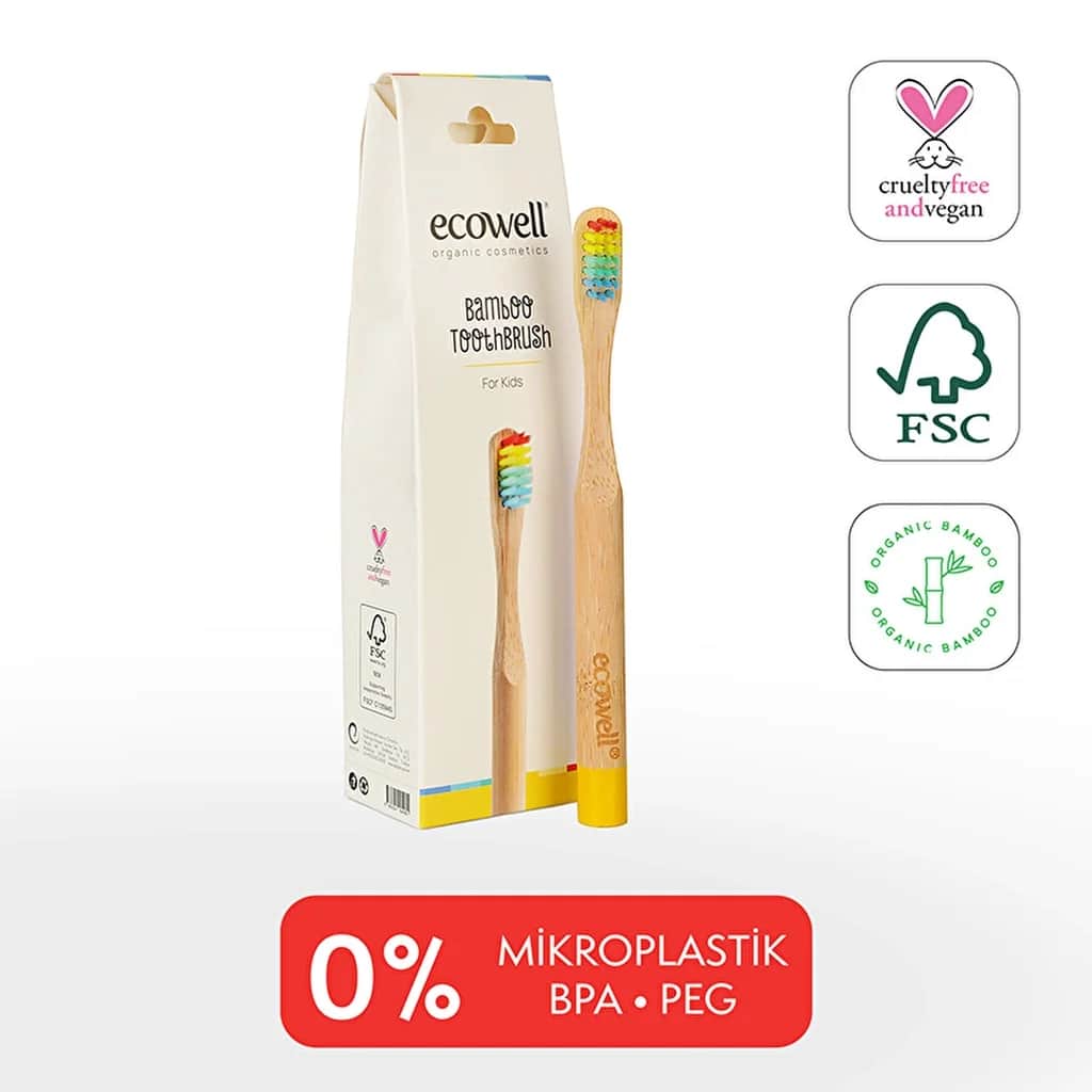 Ecowell Bamboo Kids Toothbrush