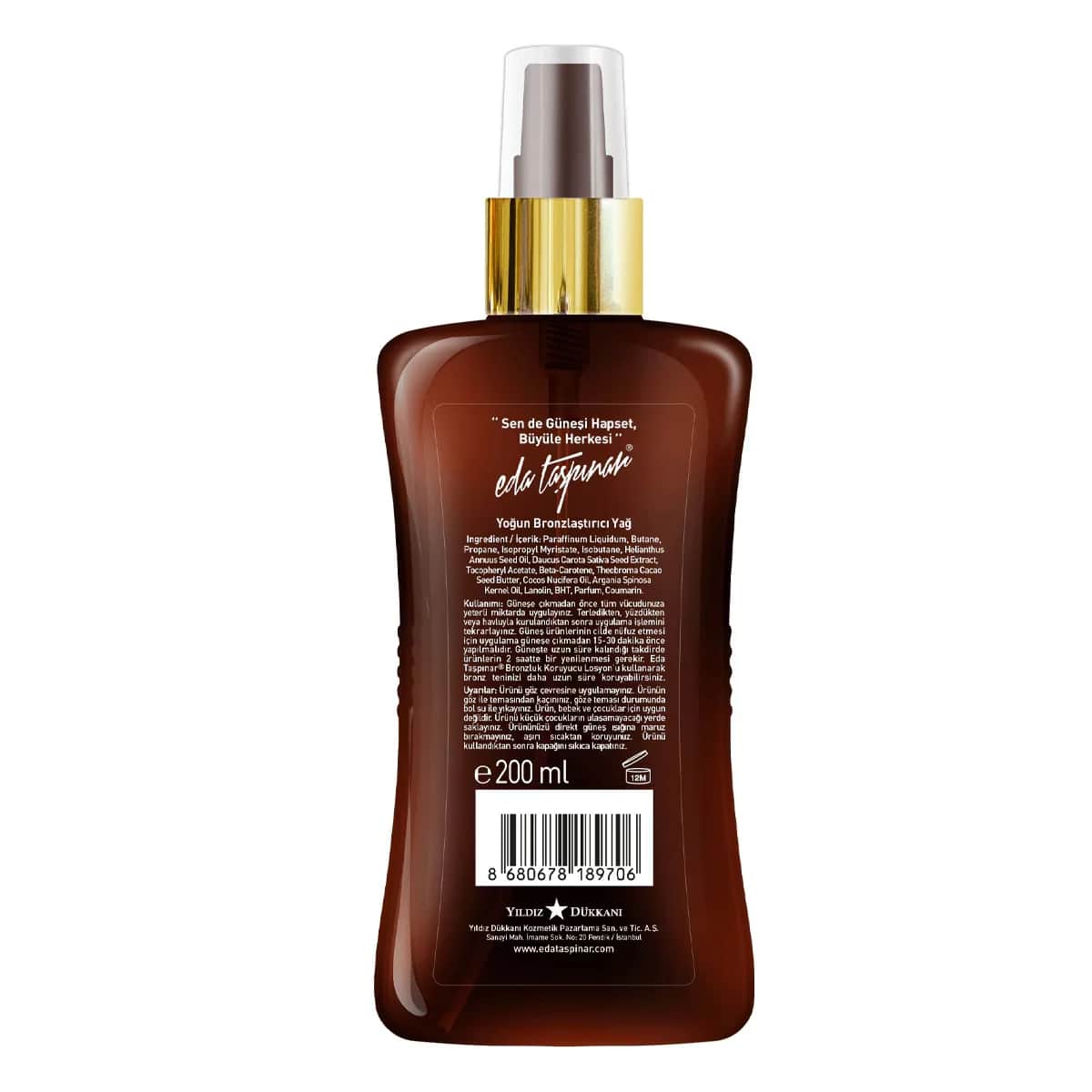 Eda Taşpınar Intensive Bronzing Oil 200 ml