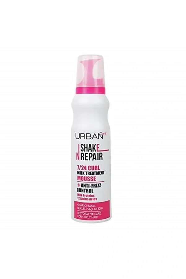 Urban Care Shake N Repair 7-24 curl Milk Treatment Repairing Hair Care Foam 150 ml