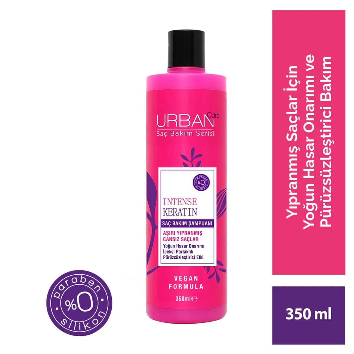 Urban Care Shampoo Intense And Keratin 350 ml