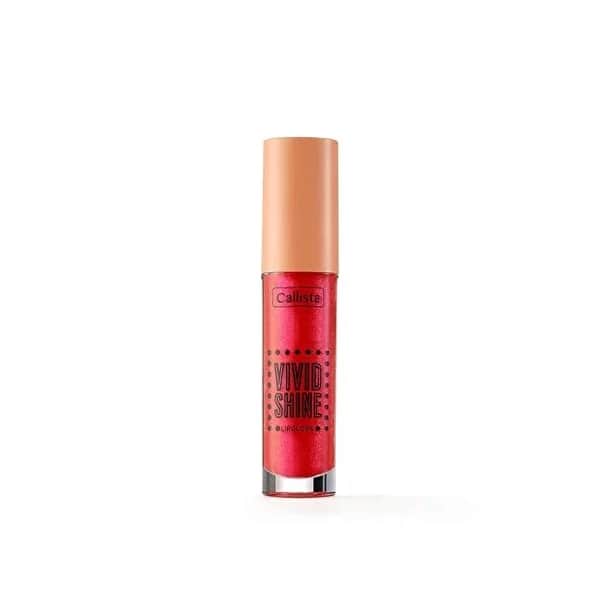 Callista Vivid Shine Lipgloss Moisturizing Lip Gloss 104 Candy Apple 104 Candy Apple Red 1 pcs