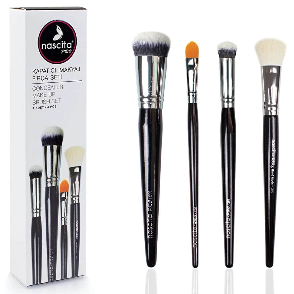 Nascita Pro Concealer Makeup Brush Set 4 pcs