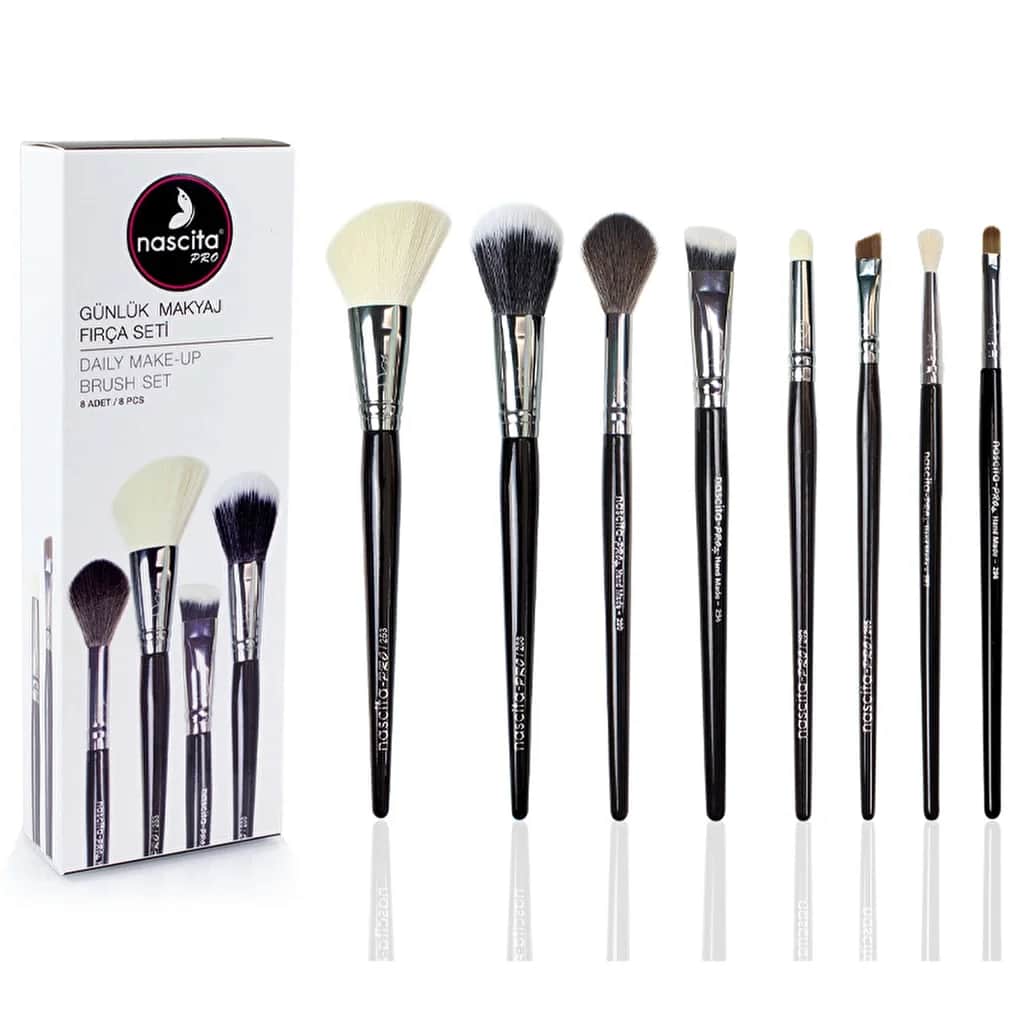 Nascita Pro Daily Makeup Brush Set Of 8 nasbrushset52