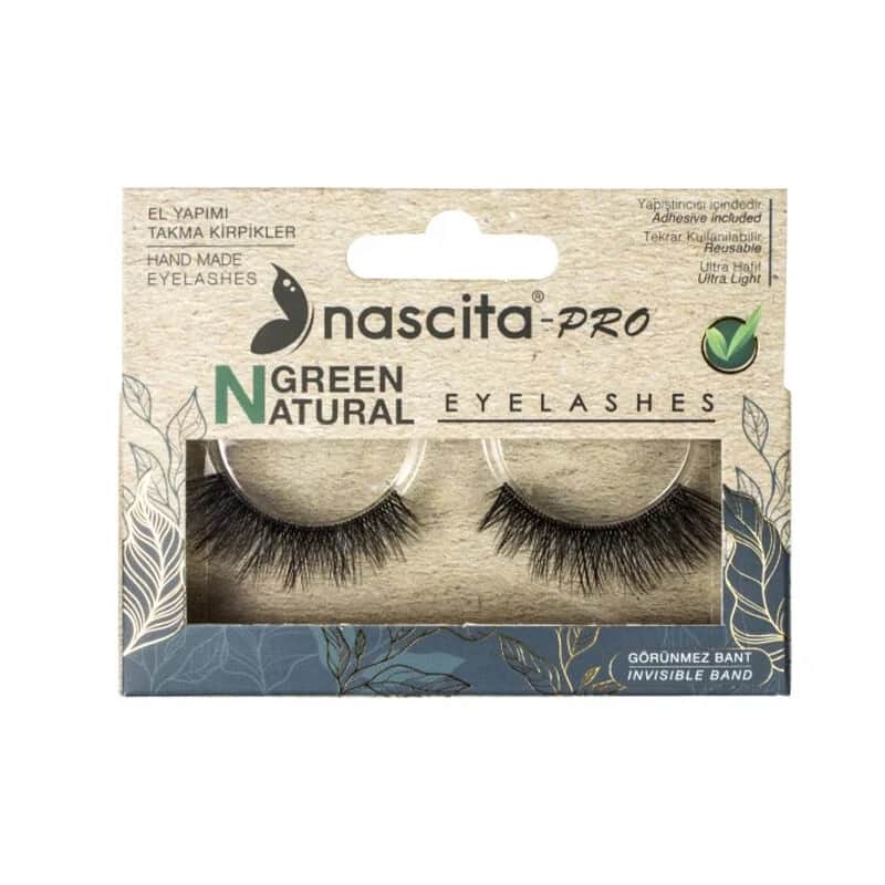 Nascita-pro Green Natural False Eyelashes - 114