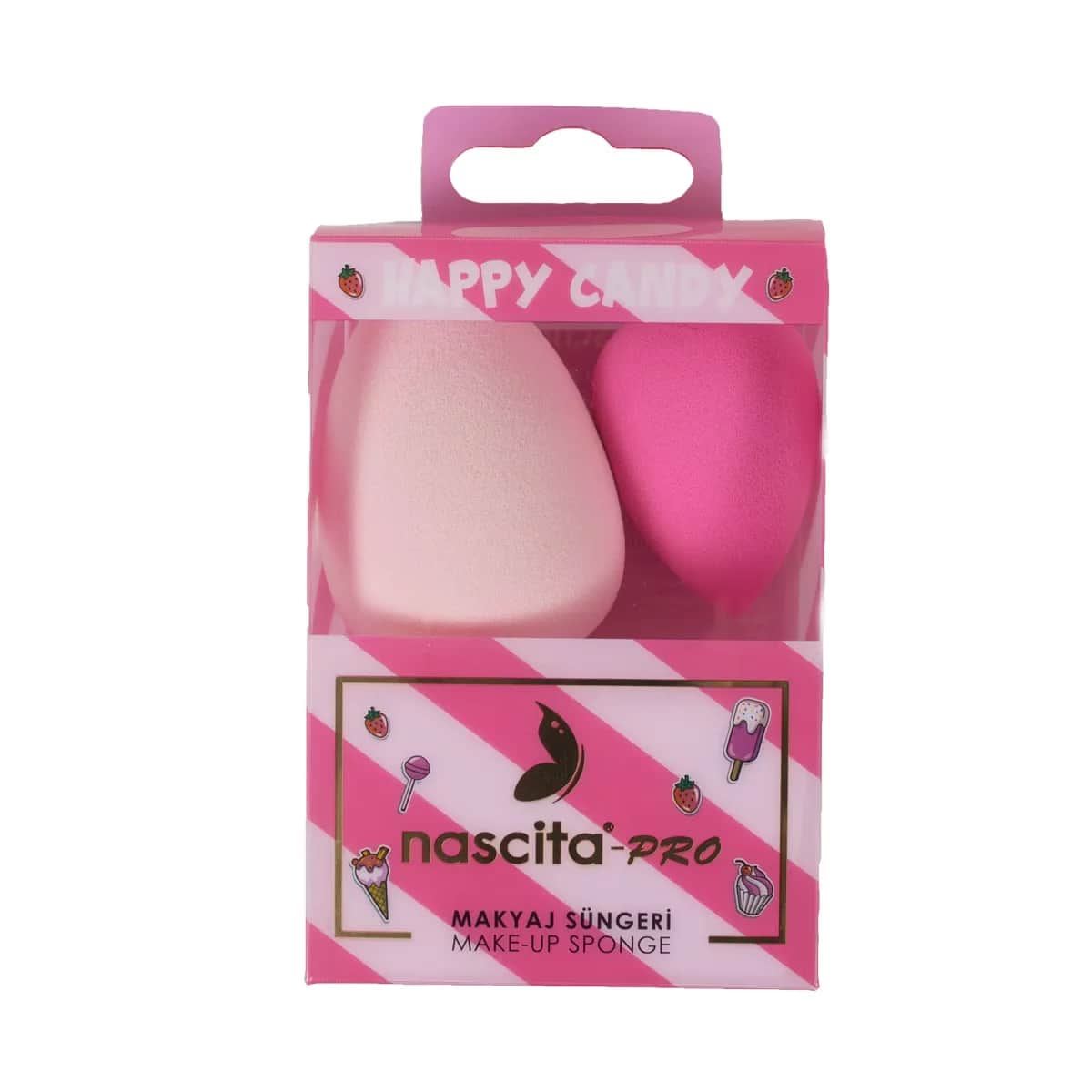 Nascita Happy Candy Makeup Sponge Set - 2 Odorless Blenders
