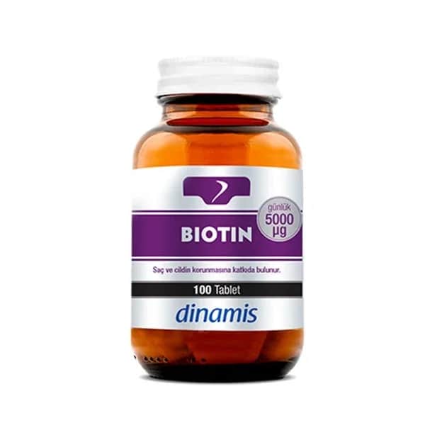Dinamis Biotin 5000 food Supplement 100 tablets