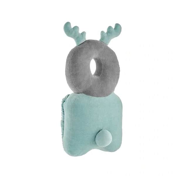 Babyjem Angel Wings Protection Pillow - Soft Velvet Green