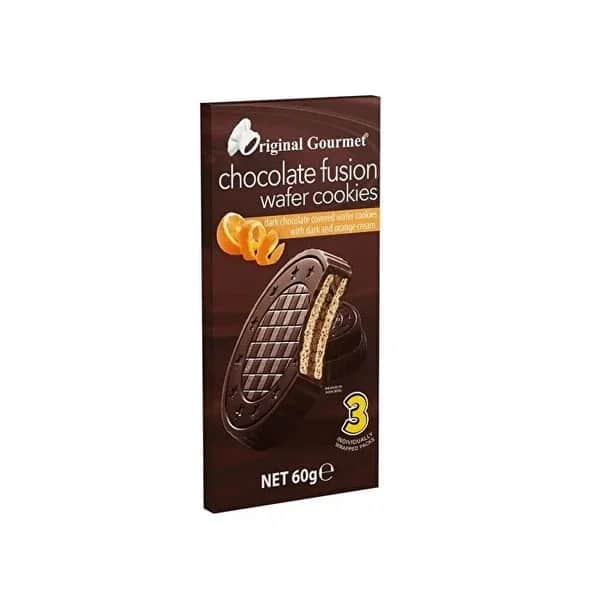 Original Gourmet Fusion Wafer Cookie Dark 60 gr