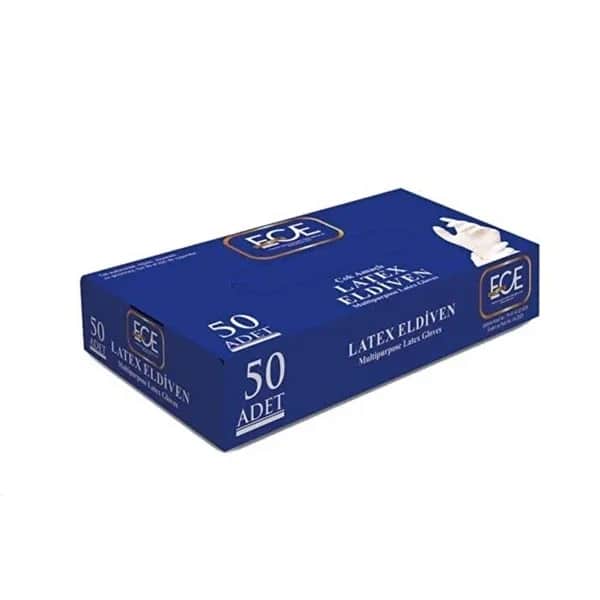 Ece Powdered Gloves Latex S 50 pcs