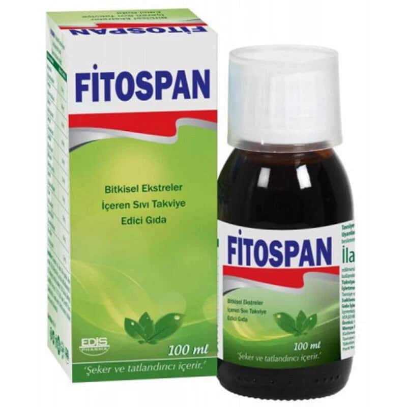 Food Supplement With Herbal Extracts Fitospan 100 ml