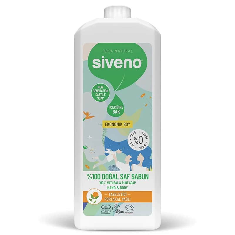Siveno Orange Oil Natural Liquid Soap 1 l