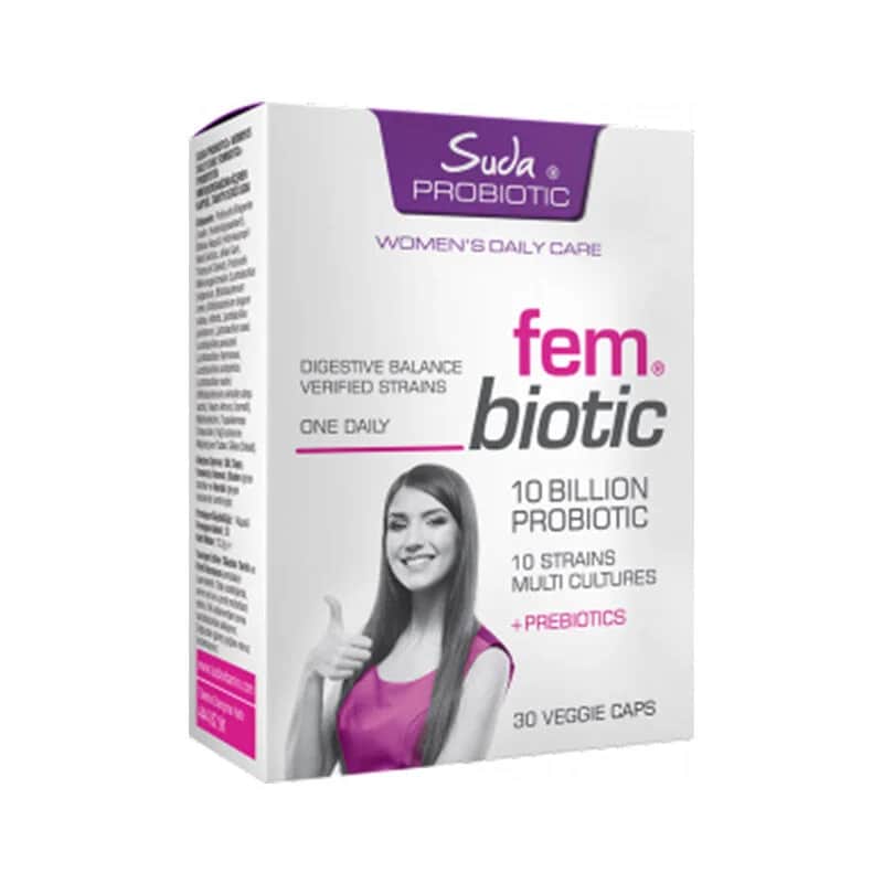 Suda Vitamin Probiotic Womens Daily Care Probiotics 30 capsules