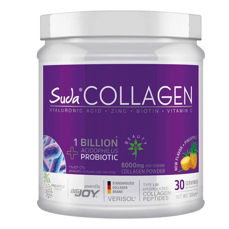 Suda Collagen + Probiotic Pineapple Flavored Supplementary Food 300 g