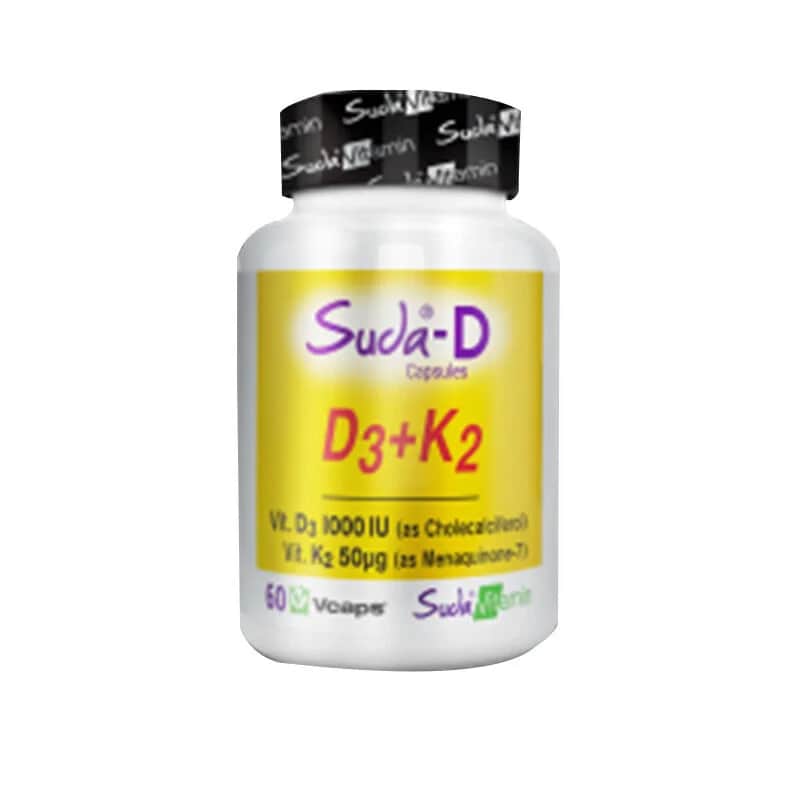 Suda Vitamin Suda-d D3+k2 supplementary Food 60 capsules