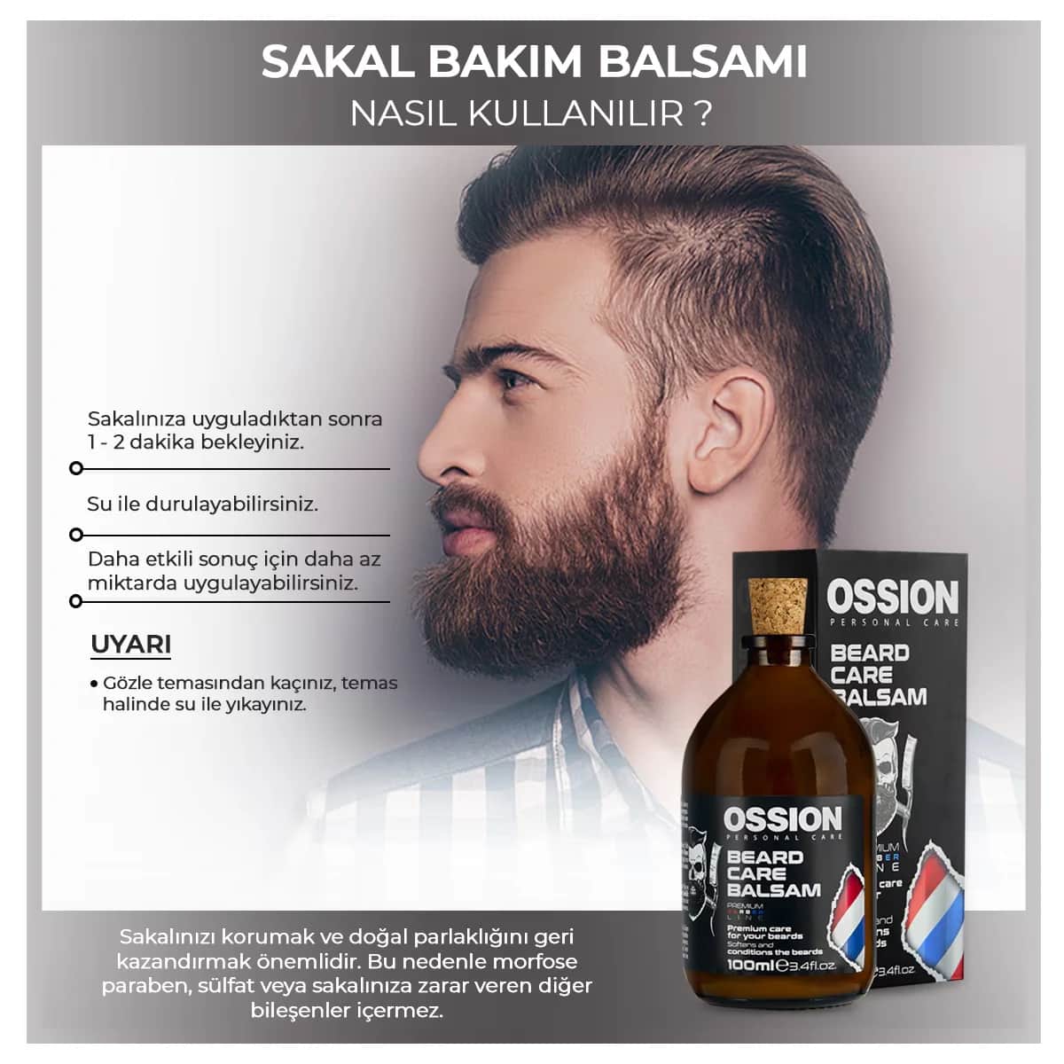 Morfose Ossion Men Beard Balm 100 ml
