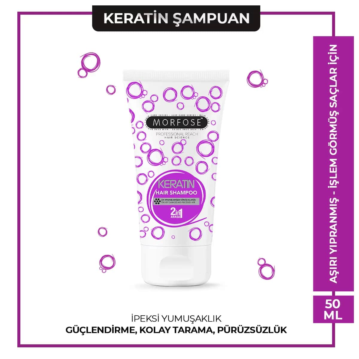 Morfose Shampoo Keratin 50 ml