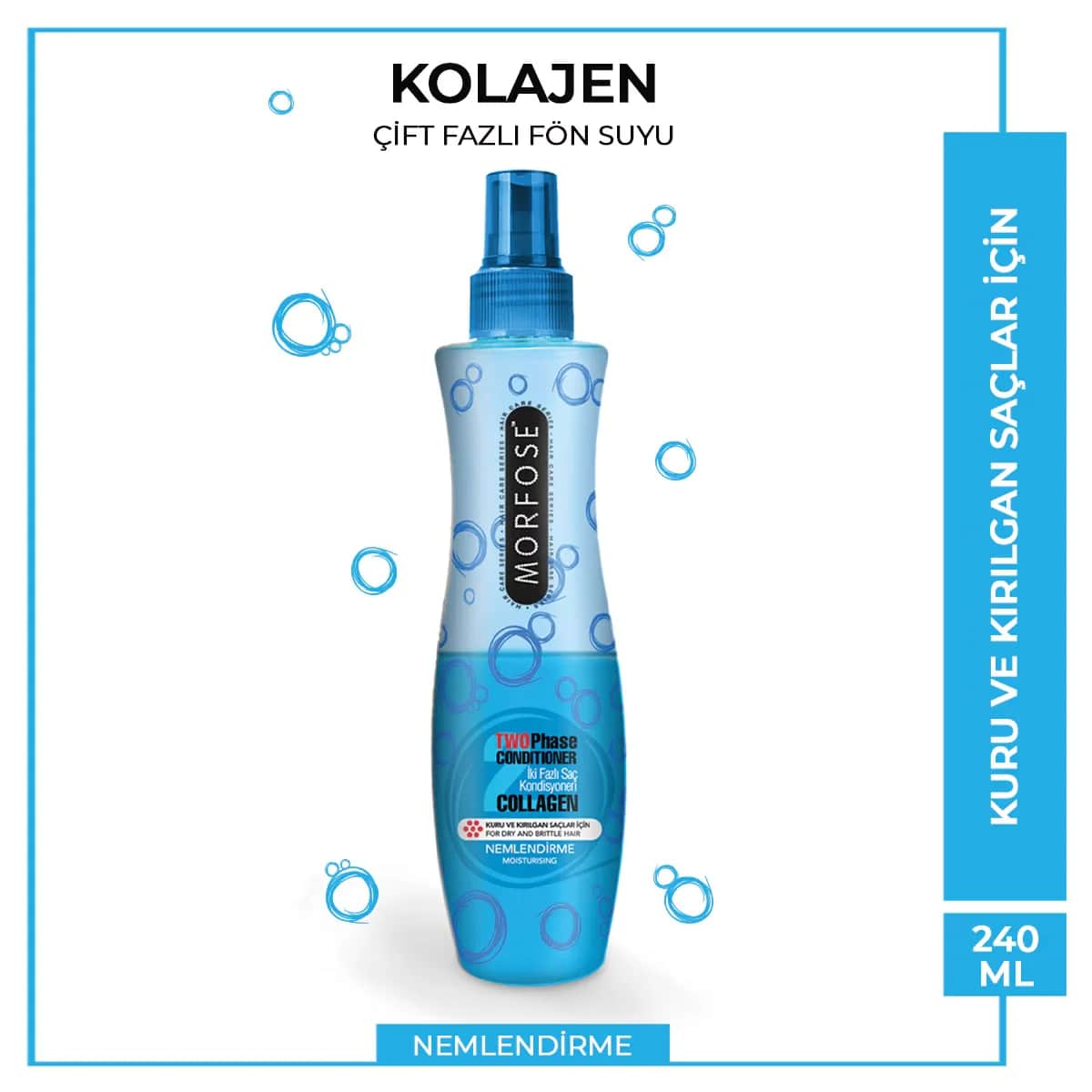 Morfose Blow Dry Water Collagen Dual Phase 240 ml