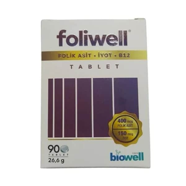 Biowell Foliwell 90 tablets