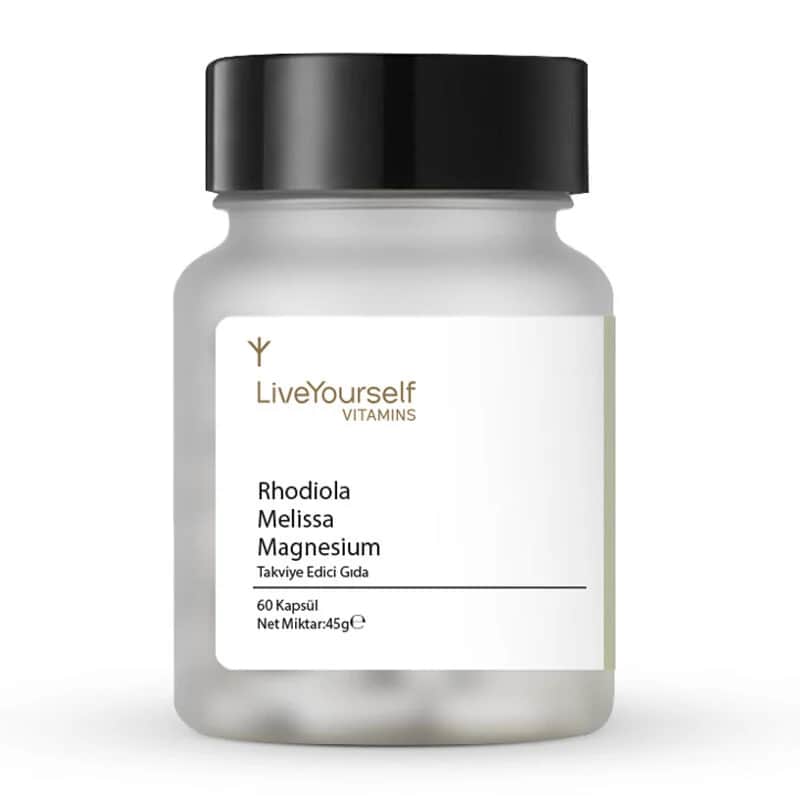 Liveyourself Vitamins Food Supplement Containing Rhodiola Balm 60 capsules